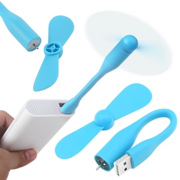 ELASTYCZNY WIATRAK WIATRACZEK DO LAPTOPA USB kolor