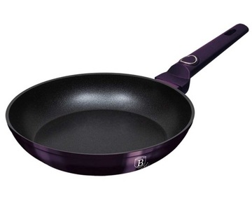 PATELNIA TYTANOWA BERLINGER HAUS 28cm BH-6626 PURPLE - Precyzyjne smażenie