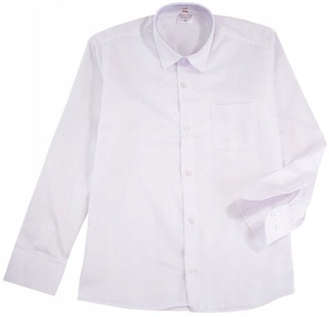 ЭЛЕГАНТНАЯ ТОРЖЕСТВЕННАЯ РУБАШКА, БЕЛАЯ, 9 лет J140a