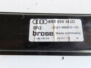 AUDI A6 2012 MOTOREK OKNO PRAVÝ ZADNÍ 8K0959812A EVROPA