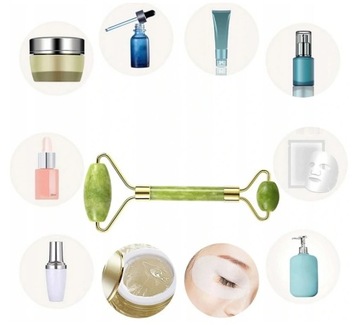 НЕФРИТОВЫЙ МАССАЖЕР ДЛЯ ЛИЦА ЗЕЛЕНЫЙ РОЛИК РОЛИК