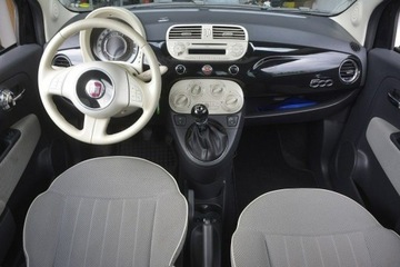Fiat 500 II Seria 1 1.2 69KM 2014 Fiat 500 1.2 Benzyna klimatyzacja panorama gwar, zdjęcie 11