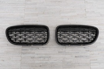 BMW SERIA 5 F10 GRILL PRZEDNI CZARNY DIAMOND NERKI