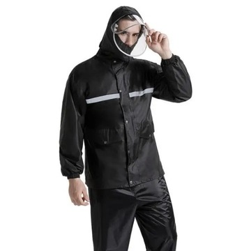 Quality Outdoor Raincoat Long Bag Adult Portable Hooded Men Raincoat