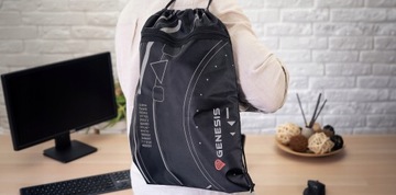 GENESIS Palladium 550 Рюкзак для ноутбука 17,3 дюйма + сумка на шнурке