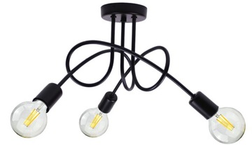 LAMPA WISZĄCA ŻYRANDOL PLAFON EDISON KOLORY LOFT
