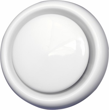 Anemostat wywiewny fi 100 biały