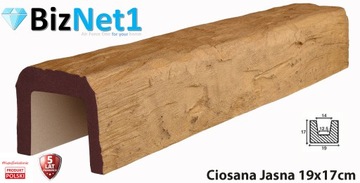 Belka Belki rustykalne dekoracyjna Ciosan 19x17 2M