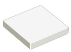 LEGO GŁADKA 2X2 BIAŁA NR 3068B ZA 10 SZT