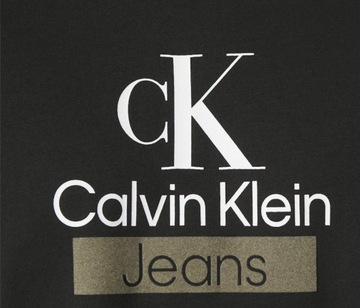 Calvin Klein T-Shirt J30J323759 Czarny Regular M