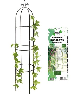 PERGOLA OGRODOWA KOLUMNA KWIATY PNĄCE 190 CM+KOTWY
