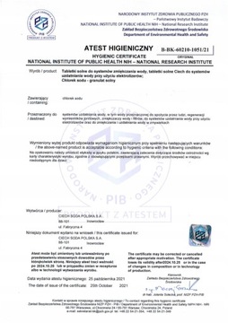 Таблетки соли для очистки воды Смягчающие таблетки соли 25 кг