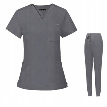KOMPLET MEDYCZNY KOSZULKA SPODNIE UNIFORM DAMSKI