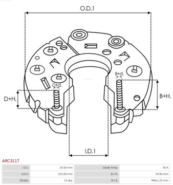 ВЫПРЯМИТЕЛЬ ARC3117 AS-PL
