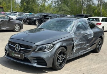 Mercedes Klasa C W205 Coupe Facelifting 1.5 200 184KM 2019 Mercedes-Benz Klasa C 1.5B 183KM 2019r. 4Matic Salon Polska 1.5 Benzyna, zdjęcie 2