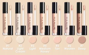 FOCALLURE 7 Colors Liquid Face Concealer Crea