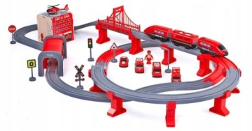ИГРУШКА ДЛЯ ДЕТЕЙ ПОЕЗД ЛОКОМОТИВ TOWN SET FIRE BRAND
