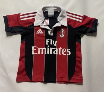 AC MILAN ADIDAS oryginalna koszulka dla dziecka 110cm 3-4lata