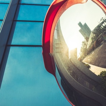 Угловое зеркало для движения транспорта Круглые изогнутые выпуклые зеркала