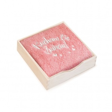 Ręcznik bawełniany 50x90 Zwoltex Kocham Cię Babciu