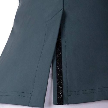 Женское пальто для верховой езды QHP Juliet - зеленый 36