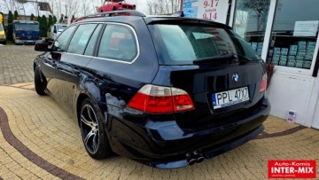 BMW Seria 5 E60 Sedan 2.5 525i 218KM 2006 BMW Seria 5 Zarejestrowany kombi bogata wersja gaz LPG 2.5 BenzynaLPG, zdjęcie 3