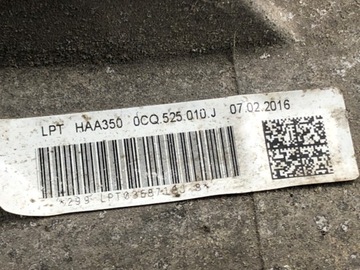 NÁPRAVA DIFER ZADNÍ SKODA SUPERB III 0CQ525010J 2.0 280KM KOMBI