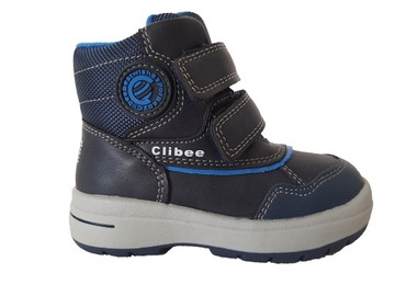 ZIMOWE OCIEPLANE BUTY CHŁOPIĘCE CLIBEE rozm.22