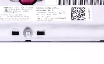 МОНИТОР НАВИГАЦИИ BMW G20 G21 MGU HIGH 9840576