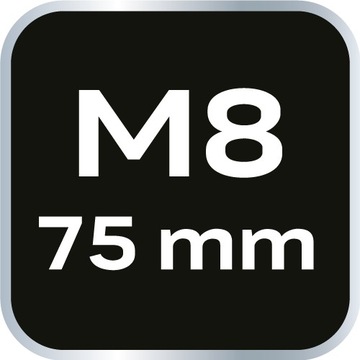 Шлицевой наконечник M8 x 75 мм S2 x 2 шт. NEO 10-906