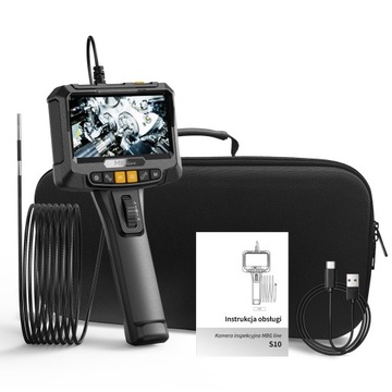 Инспекционная камера Эндоскопическая мастерская с подвижной головкой Бороскоп 1 м 3,9 мм