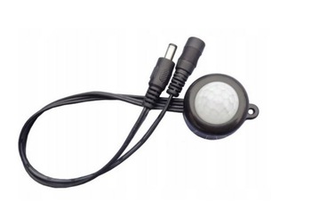 CZUJNIK RUCHU PIR DO TAŚM LED 5-24V CZARNY
