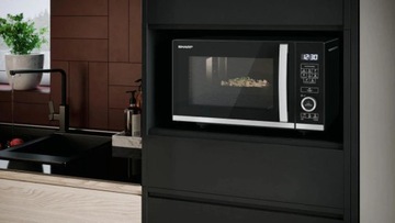 Микроволновая печь Sharp YC-QS204AE-B без плиты.