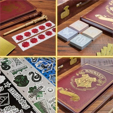 Набор подарков Harry Potter Notebook Notebook Tun-Różdzka наклейки