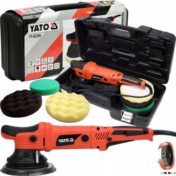 SZLIFIERKA POLERKA SAMOCHODOWA REGULACJA + 3 GĄBKI