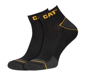 Skarpety robocze krótkie Caterpillar CAT-SOCKS-S Czarne 1para rozmiar 39-42