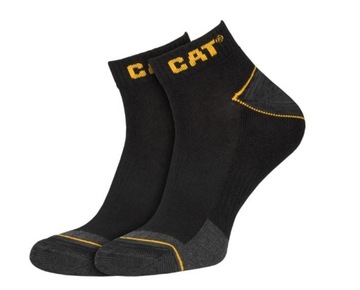 Skarpety robocze krótkie Caterpillar CAT-SOCKS-S Czarne 1para rozmiar 43-46
