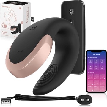 WIBRATOR DLA PAR SATISFYER DOUBLE LOVE - APLIKACJA