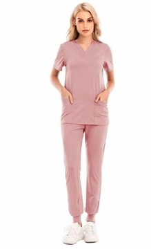 KOMPLET MEDYCZNY KOSZULKA SPODNIE UNIFORM DAMSKI