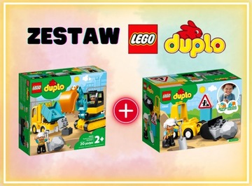 LEGO DUPLO Экскаватор и грузовик 10931+ Бульдозер 10930 Стройка ДЛЯ МАЛЬЧИКОВ 2