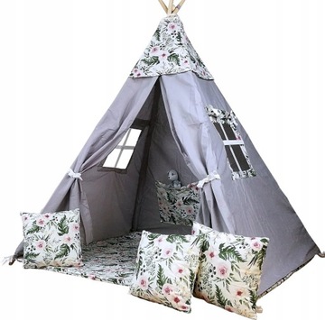 TIPI namiot 2 okna WIGWAM TEEPEE stabilizator