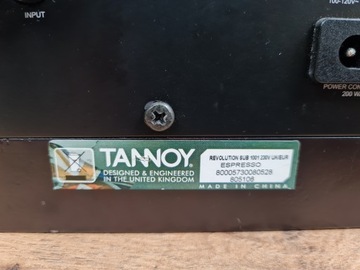 Tannoy Revolution SUB 1001 - активный сабвуфер