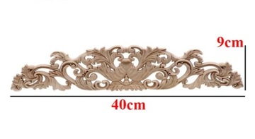 Drewniany dekor ornament dekor renowacja 40 cm