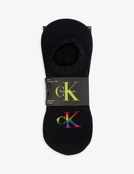 Skarpetki męskie Calvin Klein czarne stopki rozmiar uniwersalny