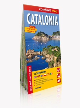 Catalonia mapa laminowana ExpressMap