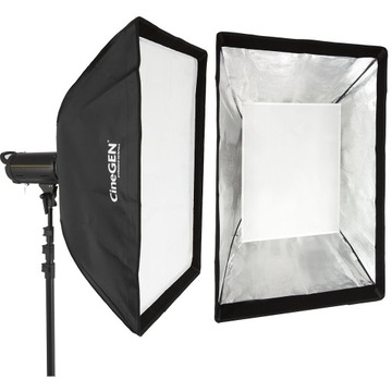 Softbox 60x90 cm + Mocowanie Bowens + 2x Dyfuzor