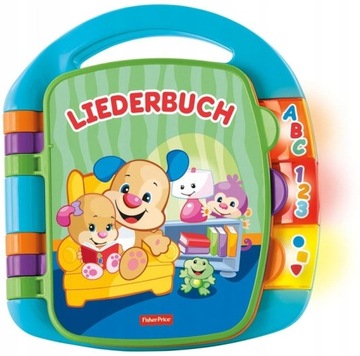 INTERAKTYWNA KSIĄŻECZKA FISHER-PRICE CDH40 NIEMIECKI 6M +
