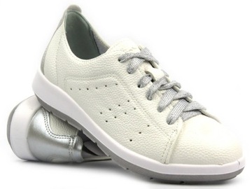 PÓŁBUTY DAMSKIE INBLU WG-51 BIAŁE WKŁ SKÓRA WYGODA