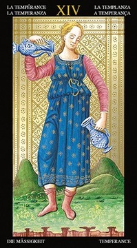 Карты Таро Ло Скарабео Золотое Таро Висконти