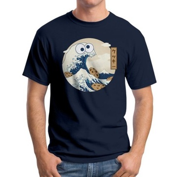 Koszulka Męska Dla Niego T-shirt Cookie Wave XL